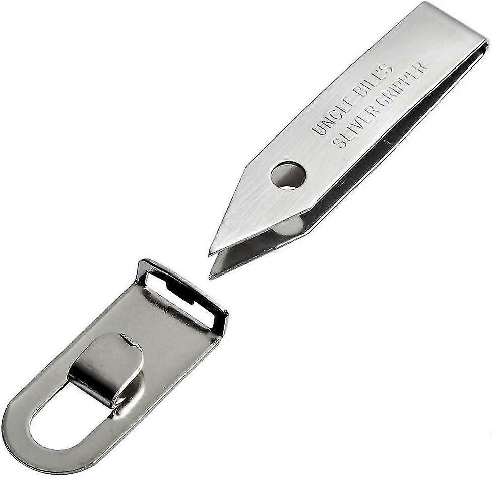 Sliver Gripper Tweezer On Key Chain Clip