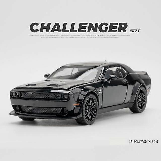1:32 Dodge Challenger SRT Car Alloy Model Diecasts Metal Sports Car Model Simulation Sound Light Collection Boys Toy Gift