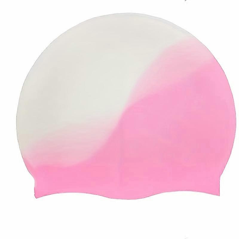 1pc Soft Elastic Silicone Swimming Cap, Waterproof Durable Non-slip Swimming Cap For Bathing Pool, Short/Long Hair