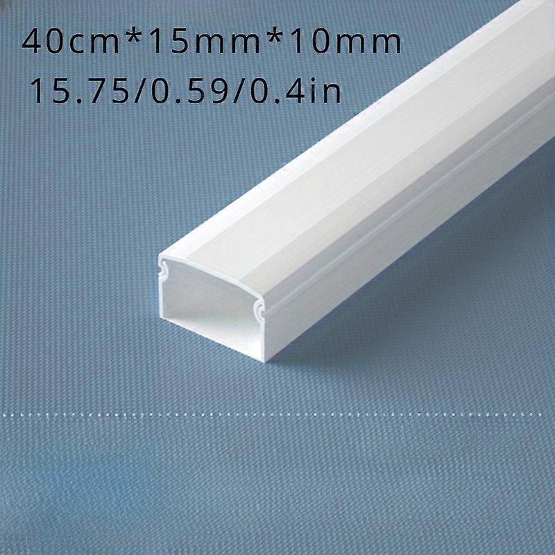 1pc/3pcs Cable Management Kit - On-Wall Cord Hider and Organizer System for Concealing Cables and Wires - PVC Trunking Channel for a Neat and Tidy Loo