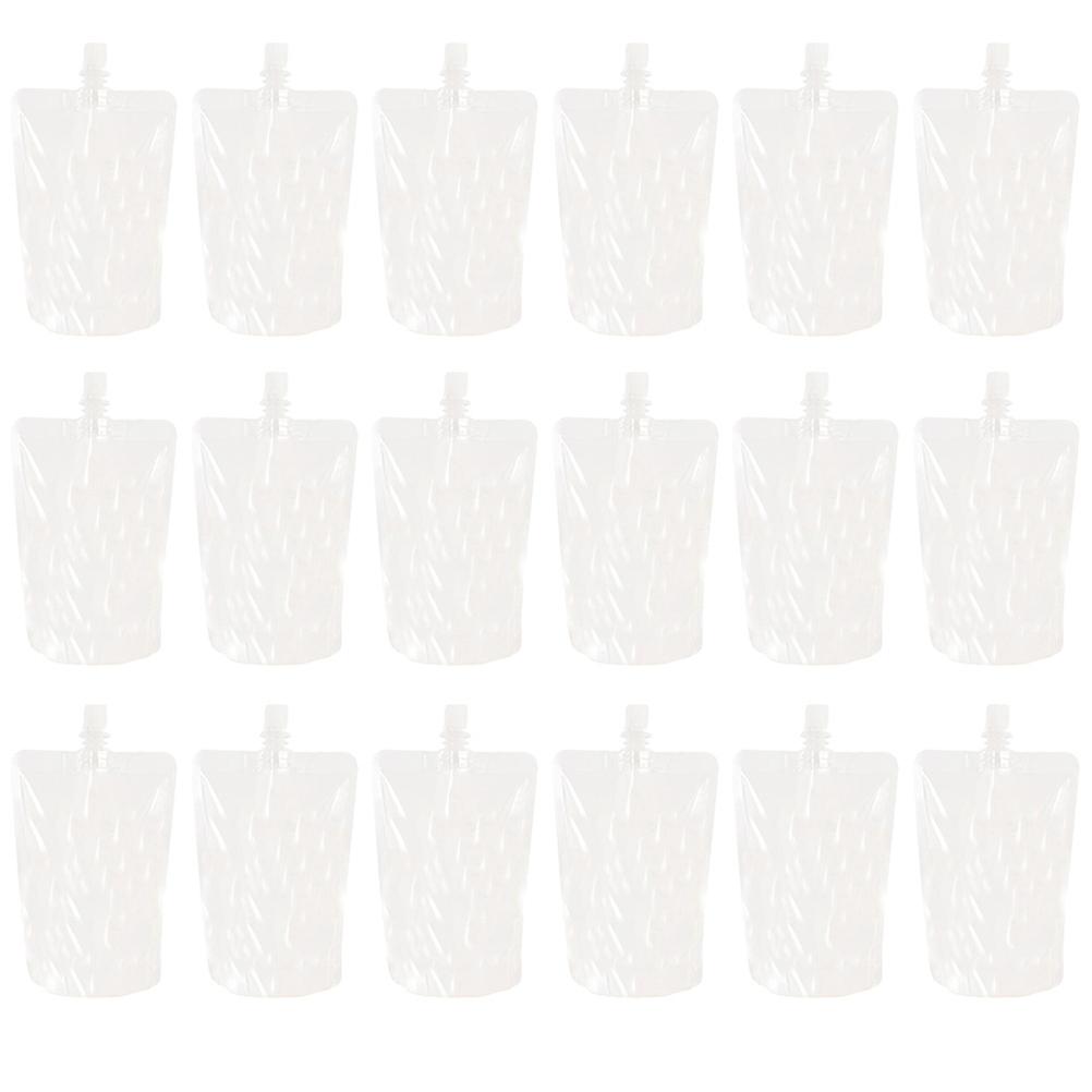 30Pcs 250ML Transparent Drinks Flasks Liquor Pouch Reusable Beverages Drinking Flasks