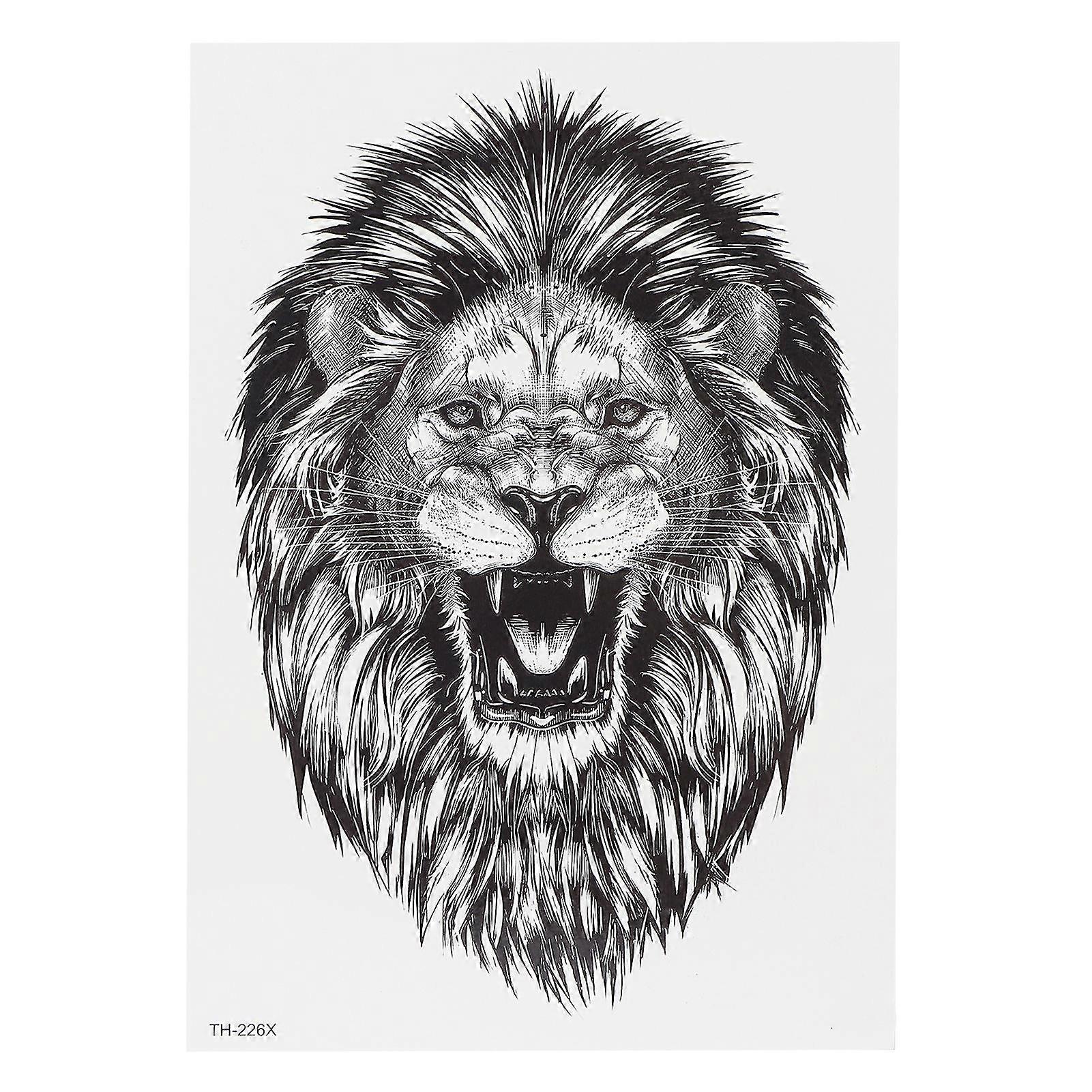 Portable Waterproof Temporary Tattoo Sticker - Men's Unique Animal Pattern TH?226