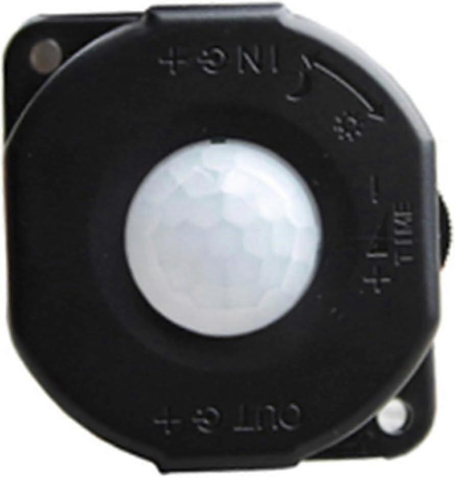 5Piece Automatic Infrared Motion Sensor Adjustable Timer Detector - DC 5V 12V 24V (B)