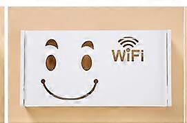 Flip WIFI Router Rack Creative Super Big Storage Rack Decoration Box Interlayer Wall Hanging