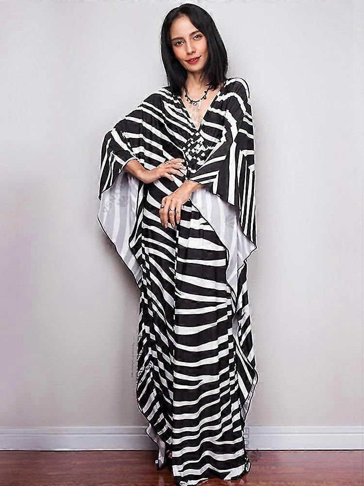 Lässige Zebra-Kaftan-Sarongs