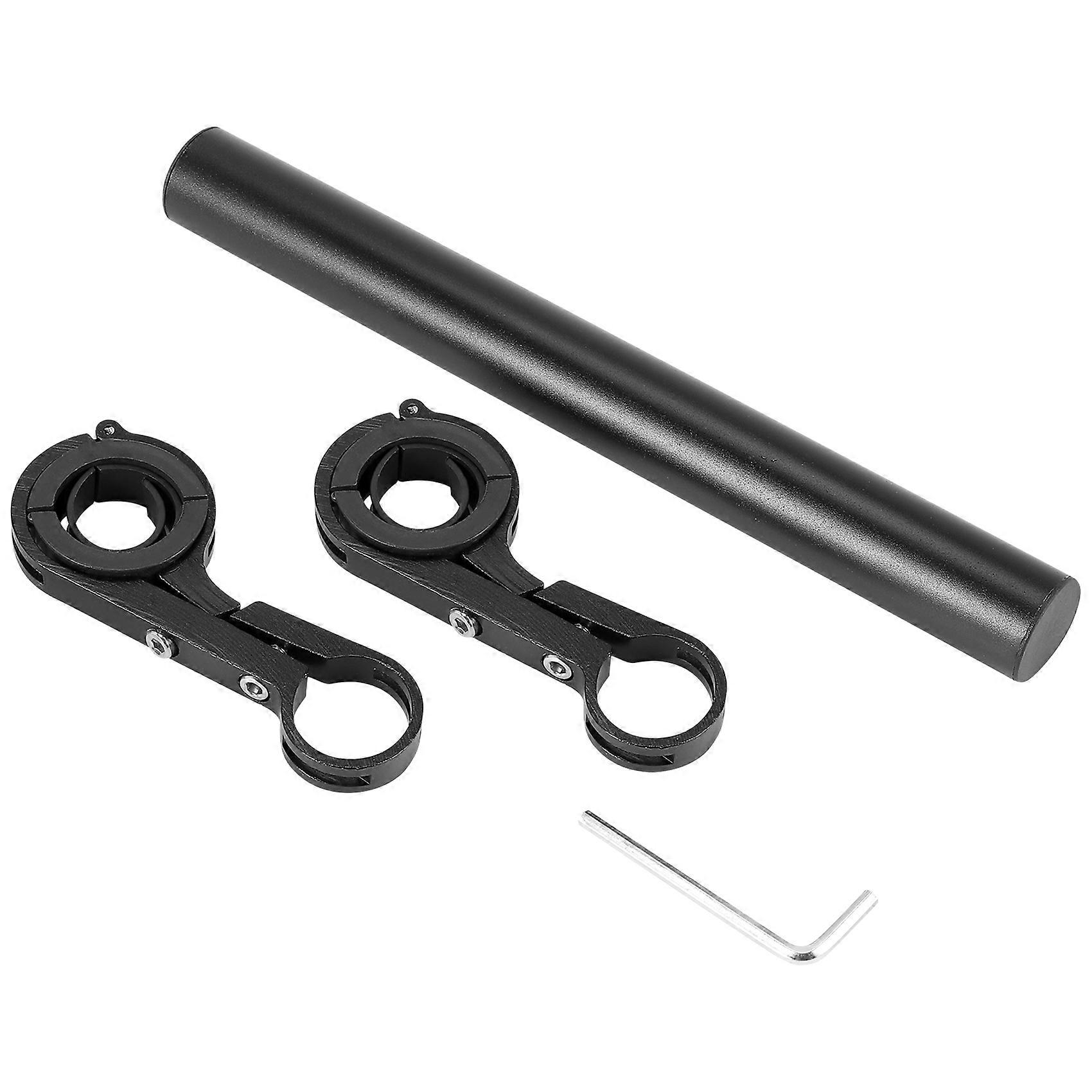Handlebar Extension Mount Bicycle Bike Handle Bar Bracket Extender Holderblack