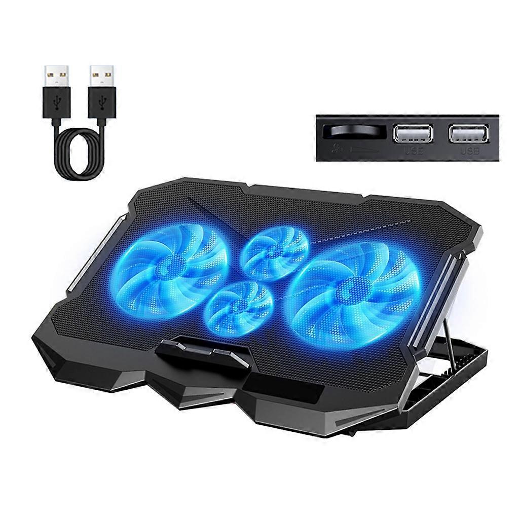 Kylplatta för bärbar dator Kraftfullt kylsystem med 2 USB-portar Lätt att bära
