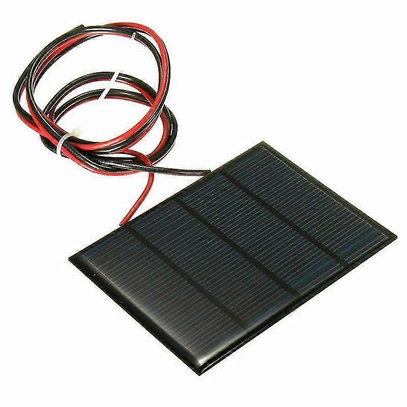 DIY Small Cell Battery Solar Panel Module Epoxy Charger + Welding Wire 1.5W 12V
