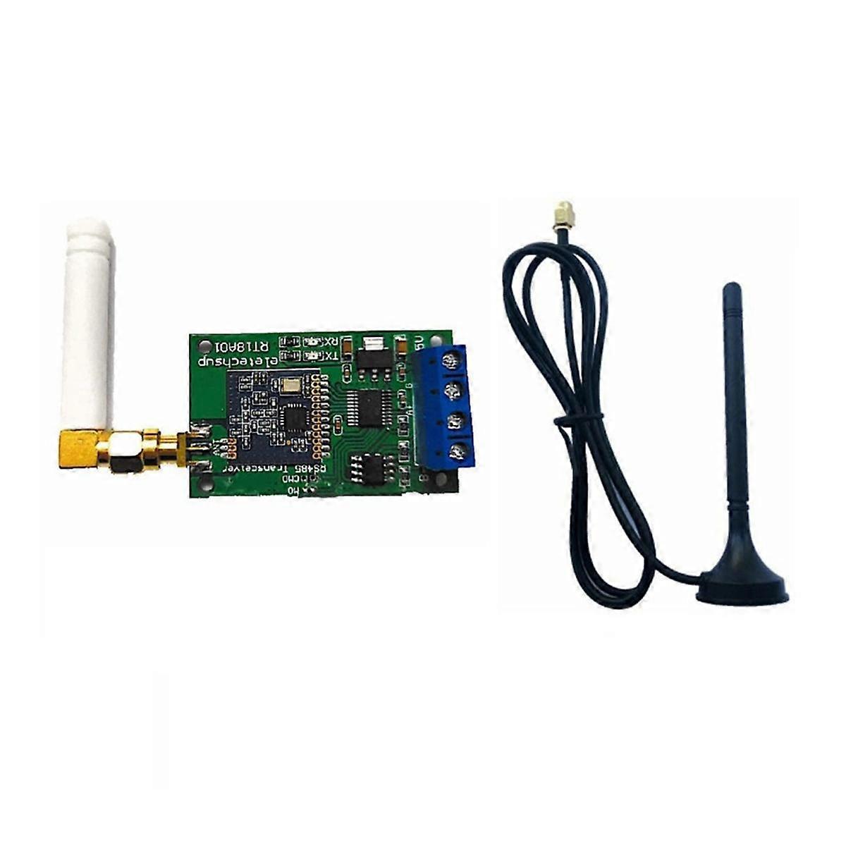 868M Multifunctional Wireless RS485 Bus Serial Port UART Transceiver Module with Antenna for PTZ Camera PLC Modbus RTU