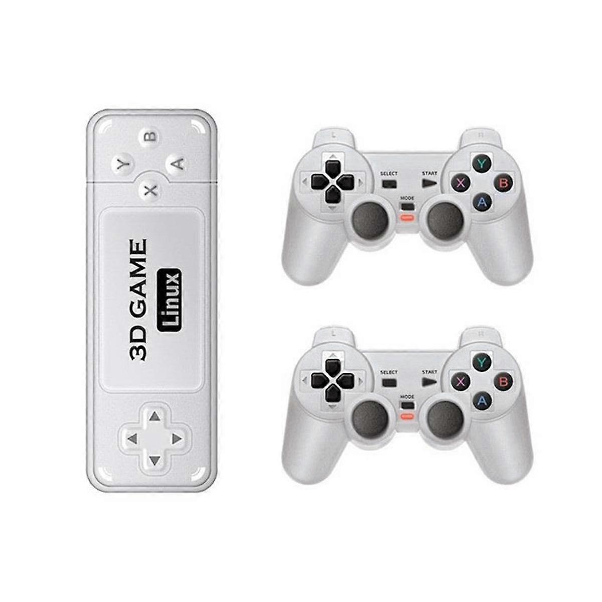 Y6ゲームコンソールホームビデオ4KHDゲームスティック2.4GワイヤレスデュアルプレーヤーコントローラービデオゲームメディアP