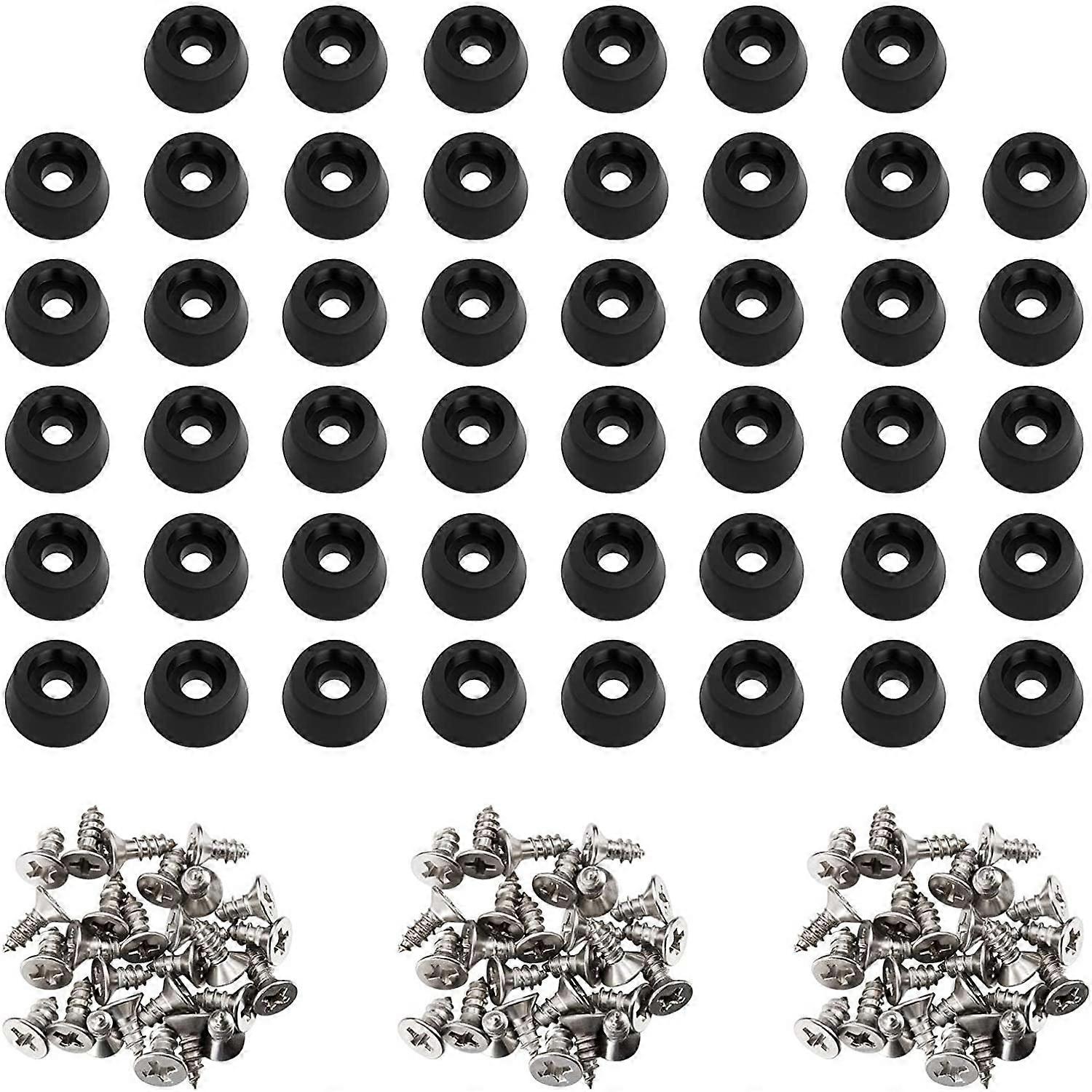 120 Pcs Soft Cutting Board with Stainless Steel Screws 0.28 x 0.59 for Furniture, Electronics and A