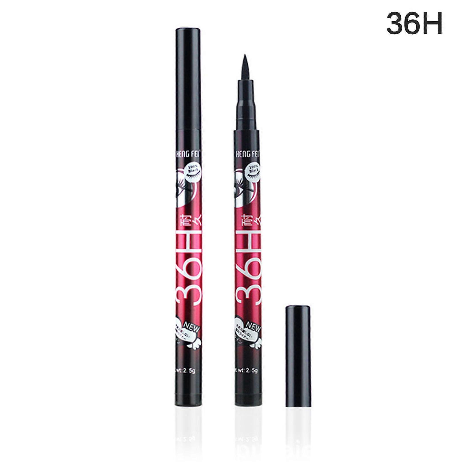 Pro Liquid Eyeliner Precision Brush Tip Tip , imperméable à l’eau, crayon eyeliner anti-bavures