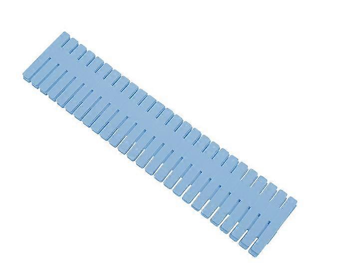 Blue Drawer Dividers, Drawer Grid Compartment Dividers, Plastic Drawer Organizer, 16 Pieces of Dividers , Adjustable