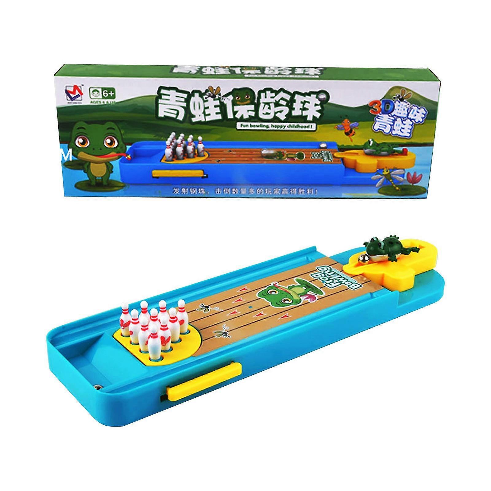 Board Game Intelligence Toy Children's Bowling Small Catapult Ball Toy Mini Desktop Shooting Game LA3324