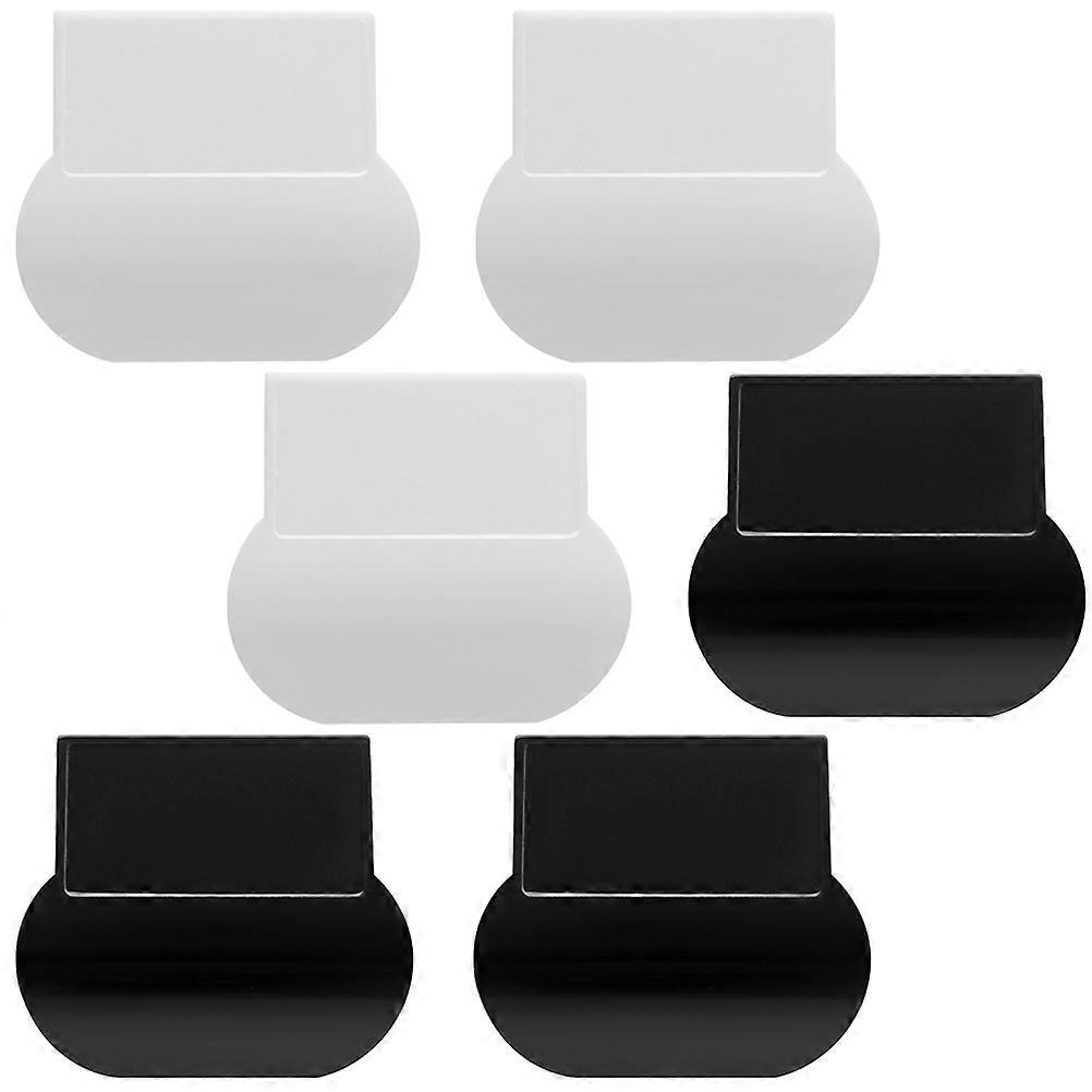 6st Badrum Toalettskydd Lyftare Toalettskydd Handtag Enkelt Toalettskydd Lyftare Vit Svart