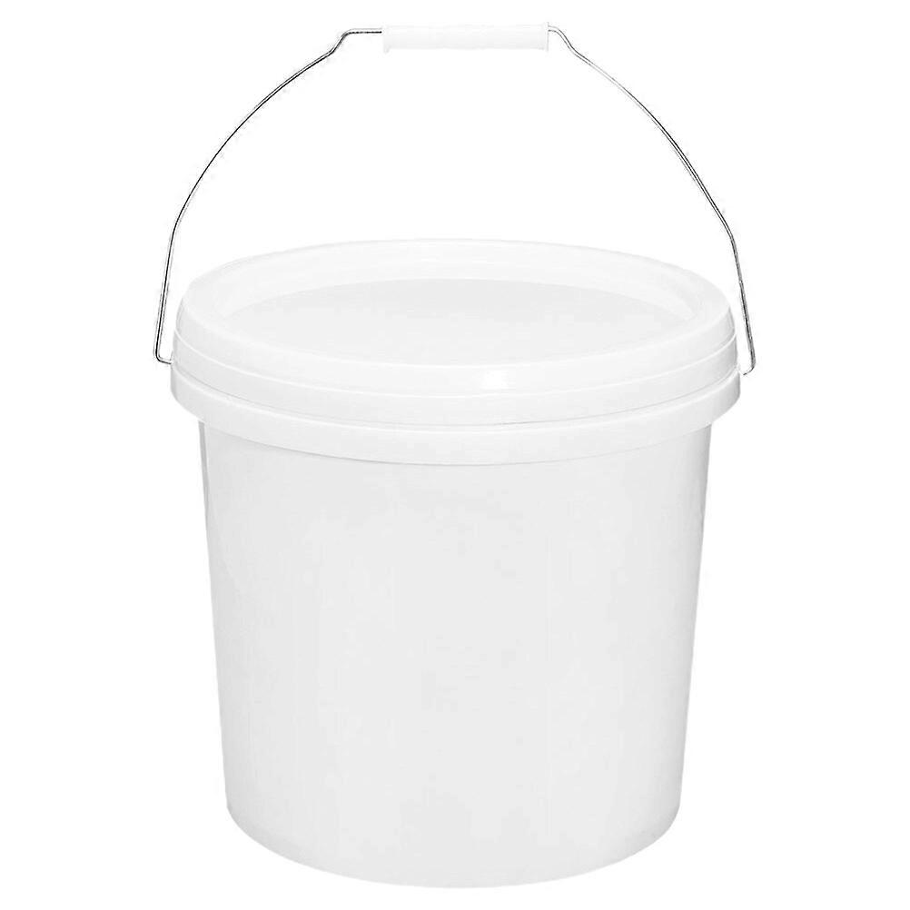 Plastic Bucket with Lid Farm Multipurpose Bucket Portable Plastic Water Buckets with Handle