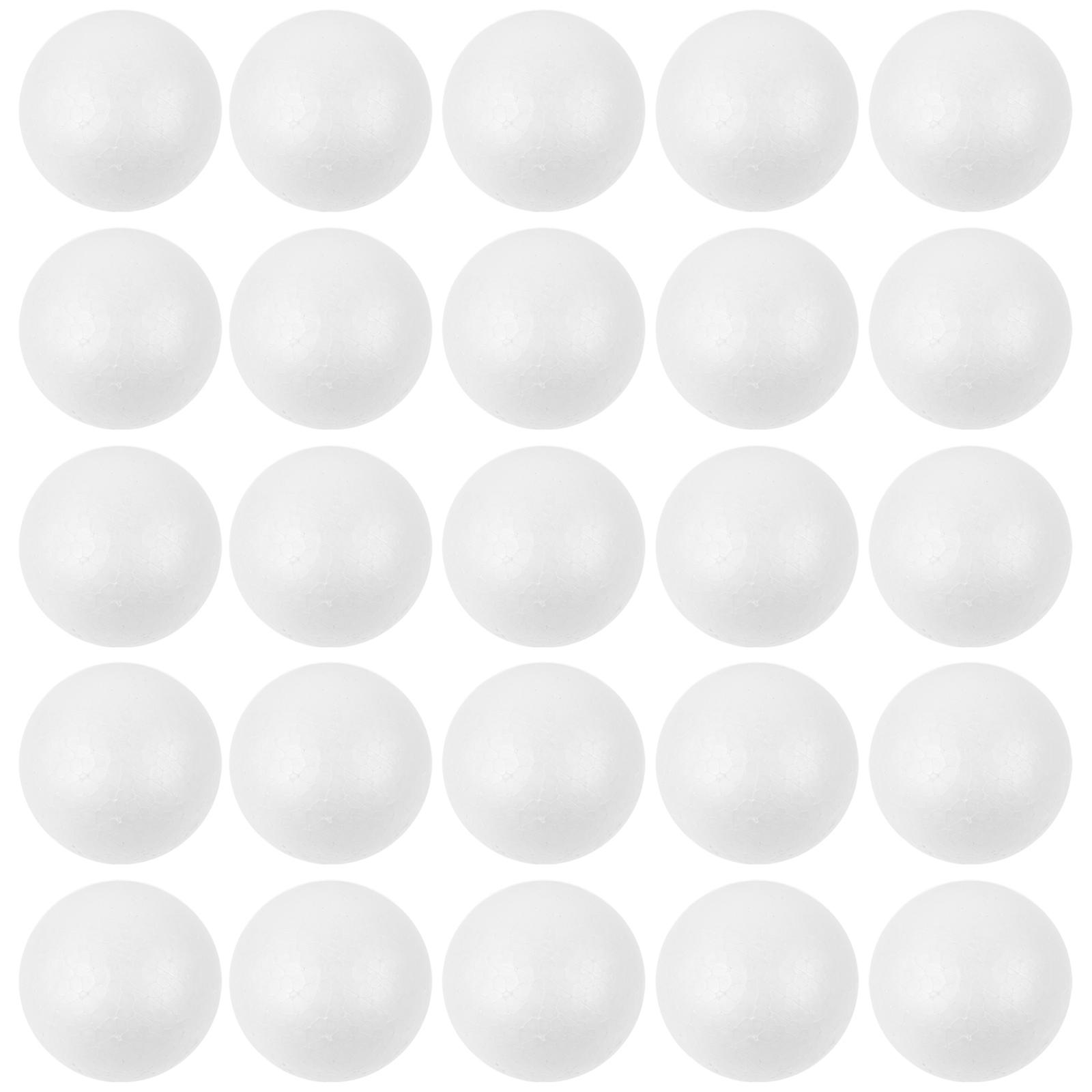 25pcs 7cm Solid Ball Children DIY Craft Material Funny Round Ball Ornament