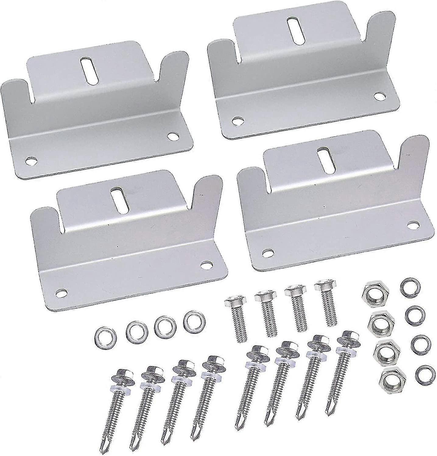 Solar Module Bracket For Mounting Solar Panel Roof Mounting Bracket With Nuts And Screws