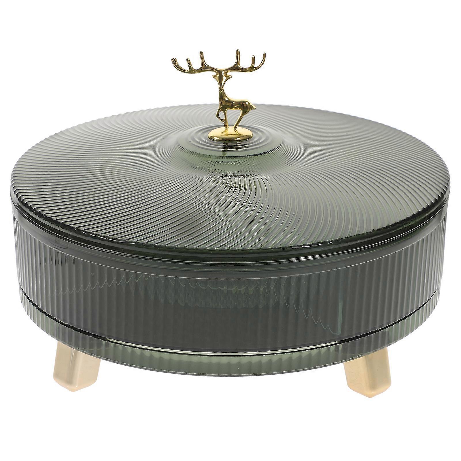 Household Snacks Storage Box Compartments Design Multiple Grid Candy Dried Fruit Case