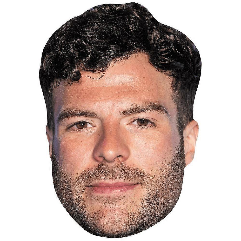Jordan North (Beard) Celebrity Mask, Flat Card Face