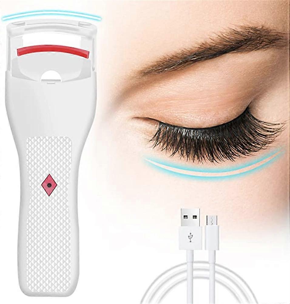 Heated Eyelash Curlers Professional Electric Eyelash Curler USB Rechargeable