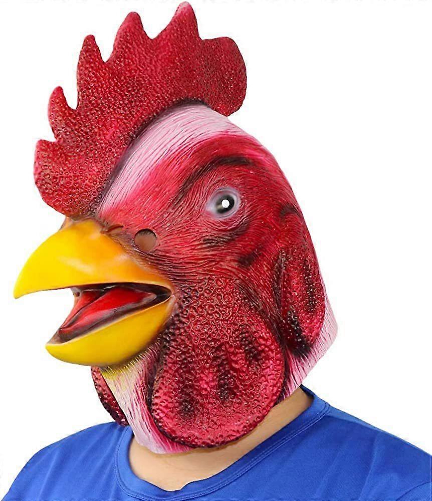 Cock Head Mask Halloween Animal Chicken Mask Party Cosplay Props