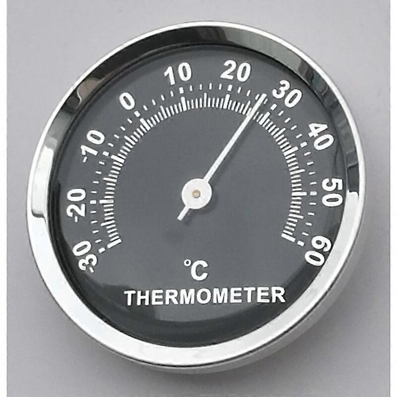 58mm Mini Car Thermometer Mechanical Analog Temperature Display with Sticker