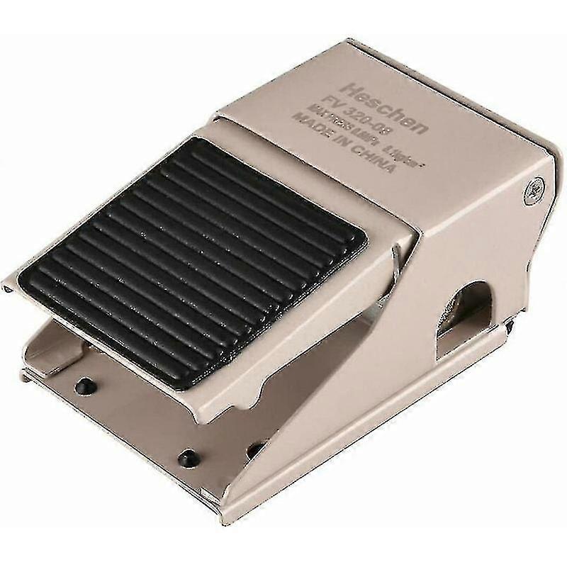 -Interruptor de pie neumático Fv-320 Interruptor de botón Pt1/4 Rosca 3 Vías/2 Posiciones Goma antideslizante Boris