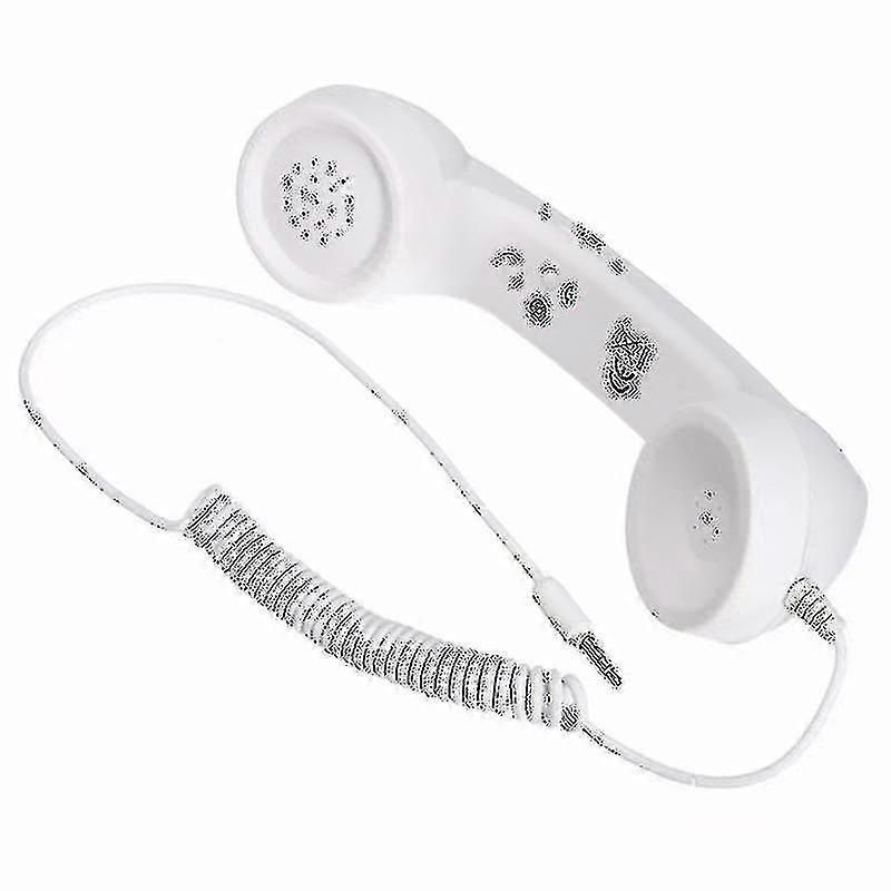 3.5mm Retro Mobile Phone Cellphone Receiver Telephone Handset With Microphone