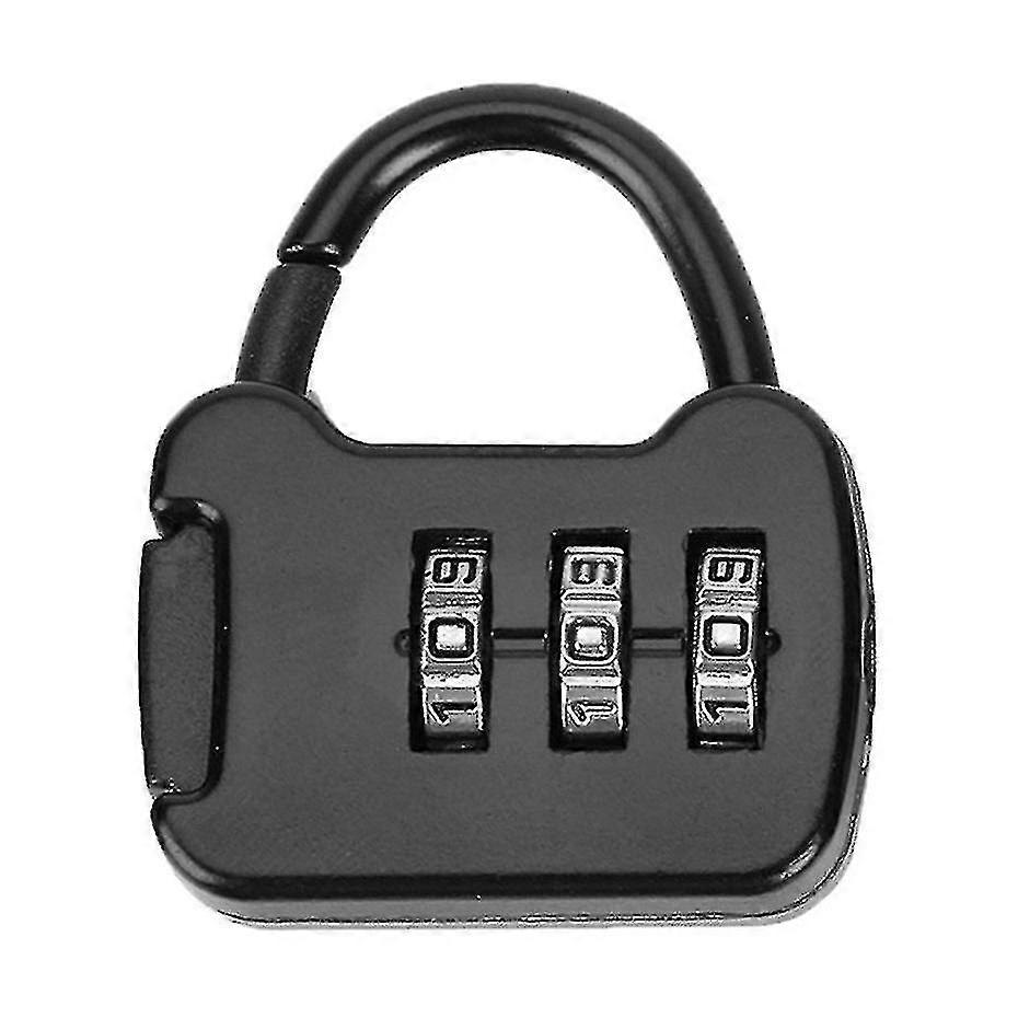 1pc 3 Digit Code Combination Pas  Lock Safety Lock Zinc Lock Backpack