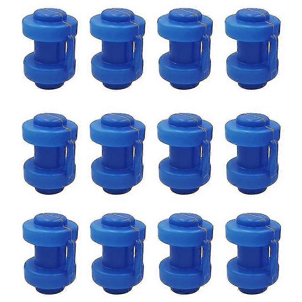 12 Pcs Trampoline Caps 25 Mm,trampoline End Caps For Attaching The Safety Net To The Net Poles Of T