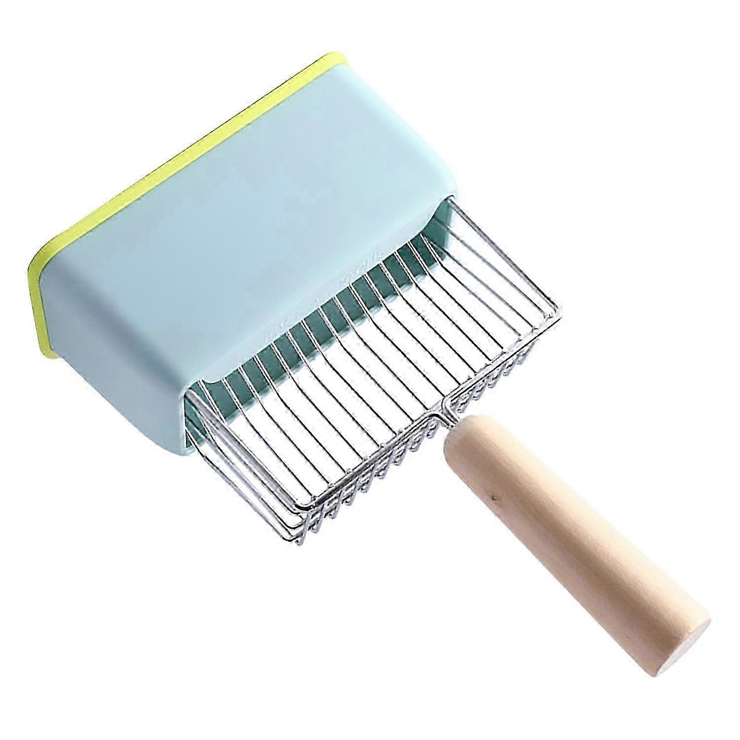 Άμμος Υγιεινής Γάτας Kitty Metal Scooper με Βαθύ Φτυάρι Μακριά Λαβή Βάση Κακά Κοσκίνισμα Γατάκι Pooper Li