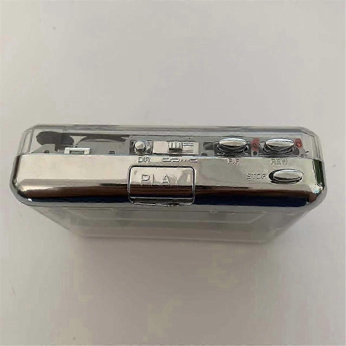 Fully Transparent Shell Cassette To Mp3 Type-c Interface Walkman