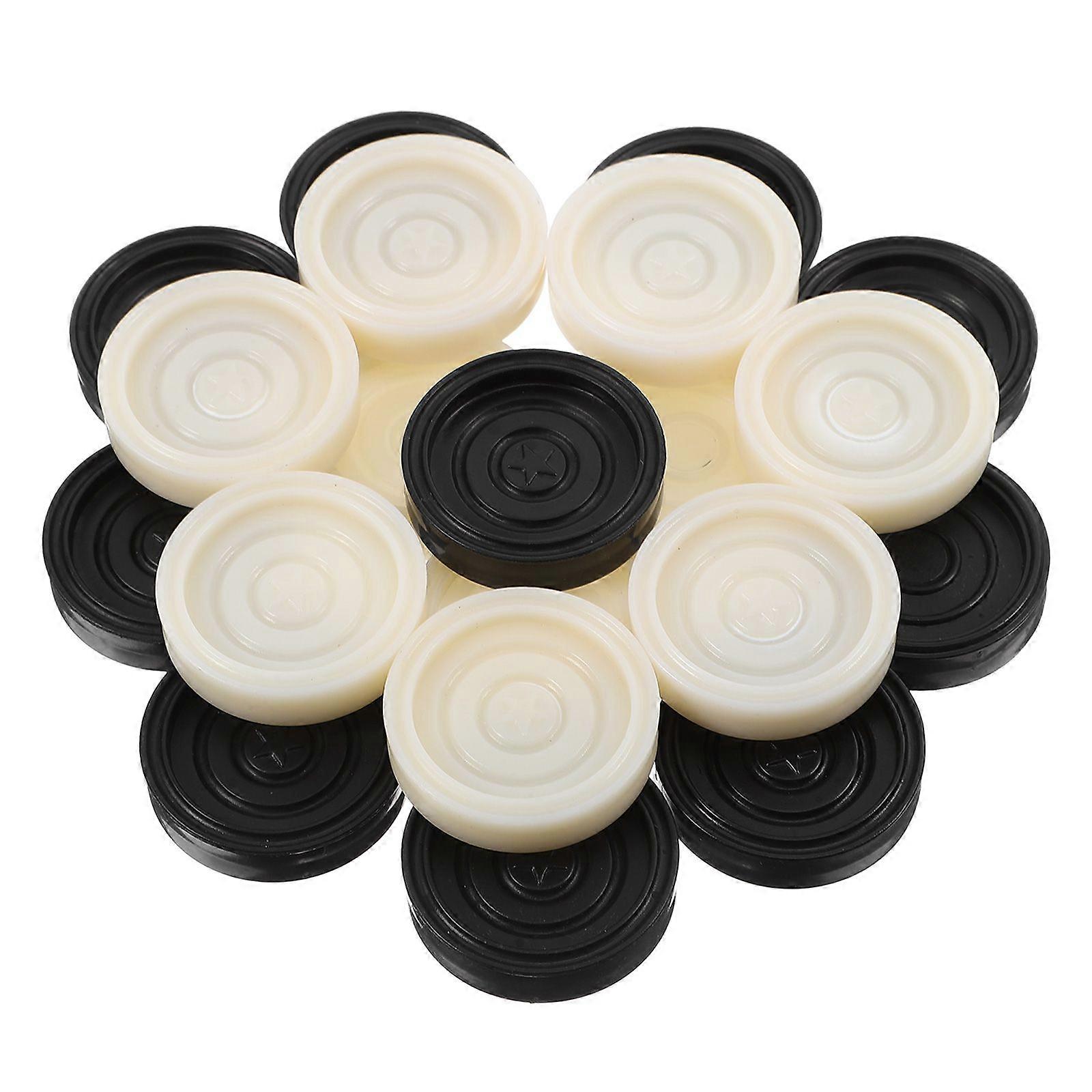 24pcs Plastic Backgammon Chess Pieces Checkers Board Game Pieces Chessboard Accessories Backgammon Chess Pieces Board Game Accessory