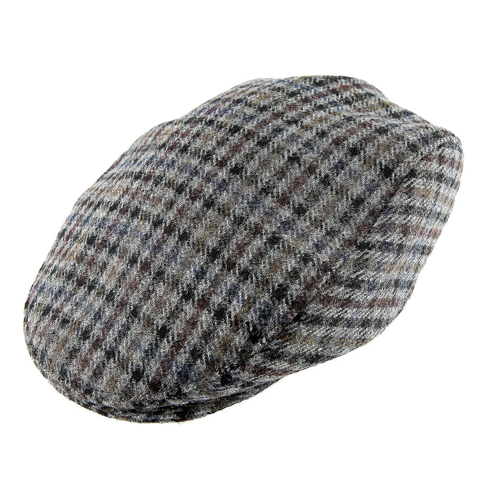 DENTS Mens Abraham Moon Yorkshire Wool Dogtooth Ivy Flat Cap
