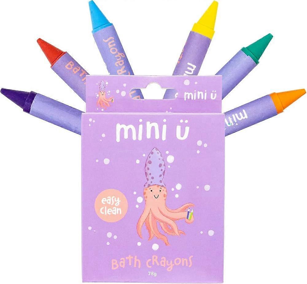 MINI-U Bath Crayons – colored bath crayons