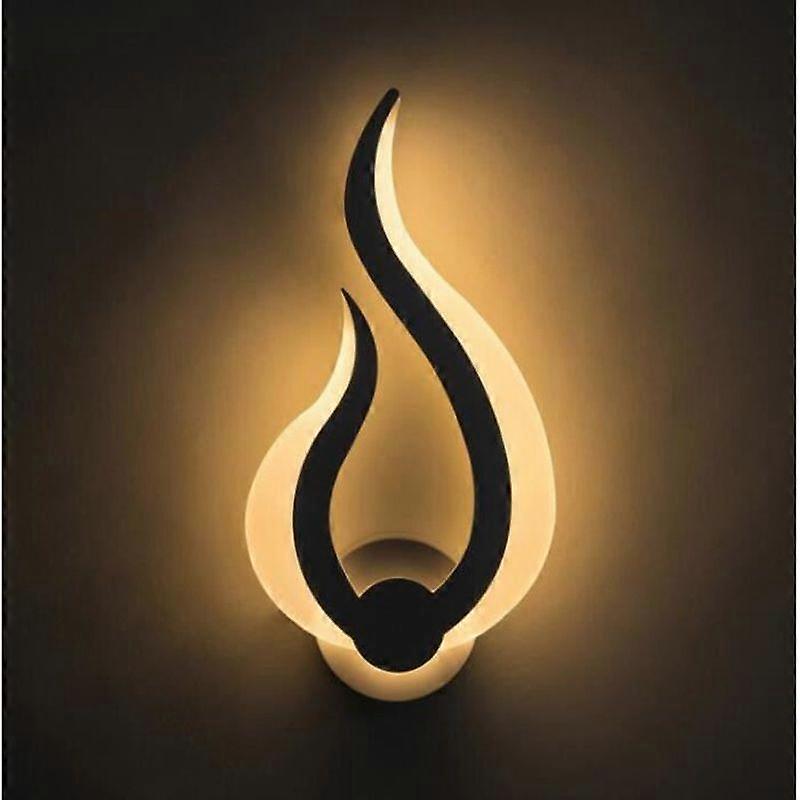 Wall Light - Deco Flame - White - 10W - AC220V - Interior