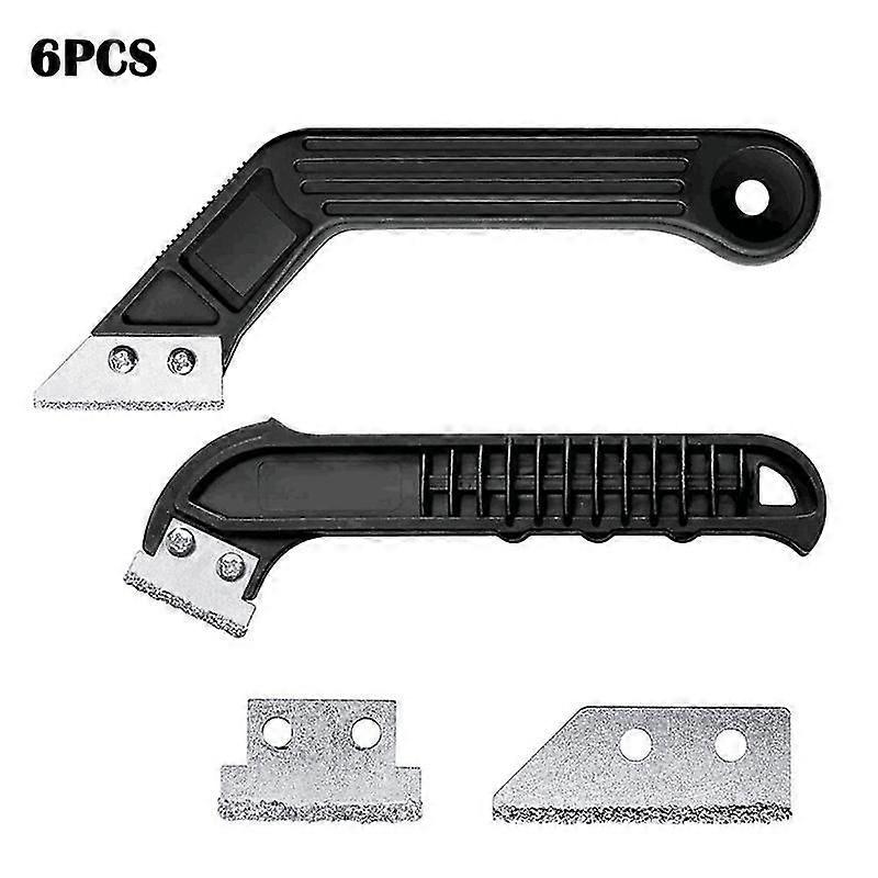 2pcs Manual Grout Remover Tool, Ceramic Tile Wall Tile Grout Scraper Grout Cleaning Tool (con 2 cuchillas)