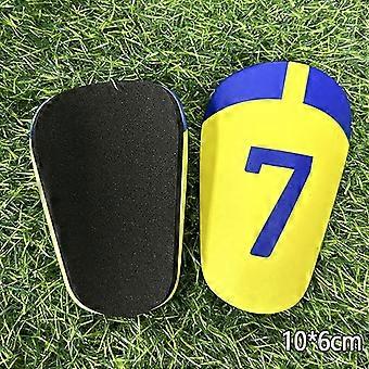 1Paar Mini Fußball Schienbein Pad Beinschutz Verschleißfester stoßdämpfender Beinschutz Fußball Training Shank Board