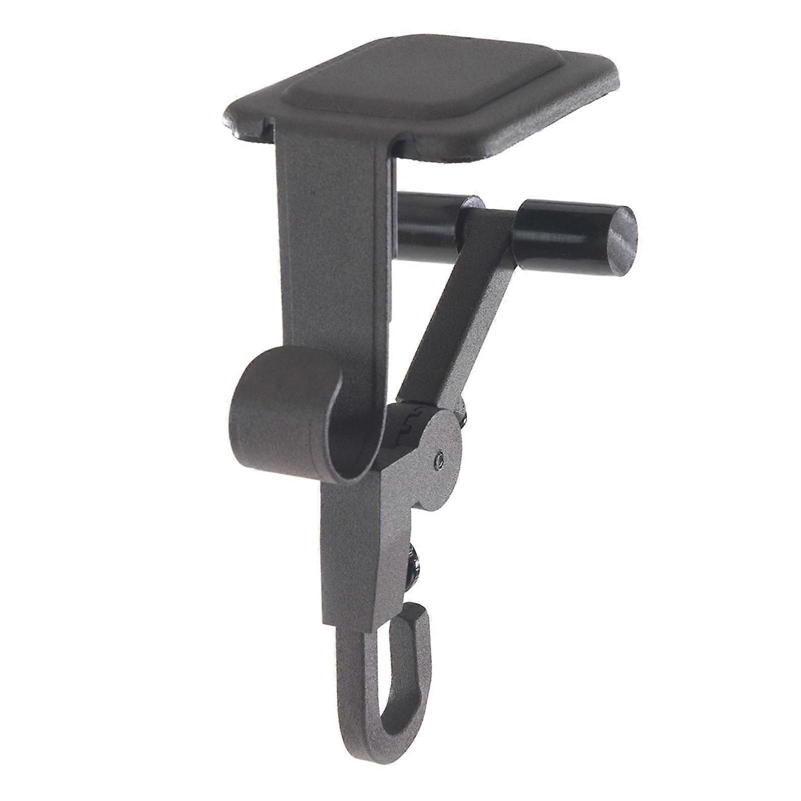 ブラックの非車輪付き暖炉ストッキングとガーランドハンガー