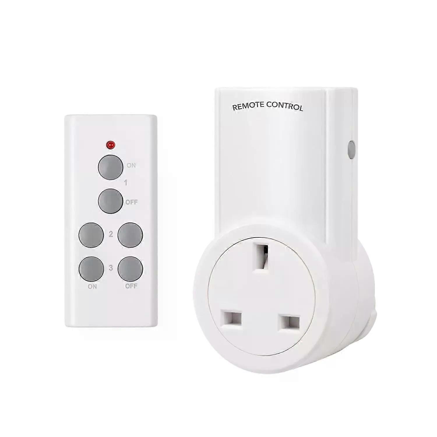 Remote Control Socket Wireless Switch Mains UK Plug AC Power Outlet Switch Home