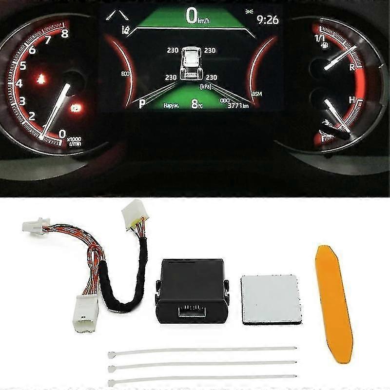 For 2019- 2022 Toyota Rav4 Xa50 Car Tpms Tire Tyre Pressure Monitoring System Digital Lcd Dash Board