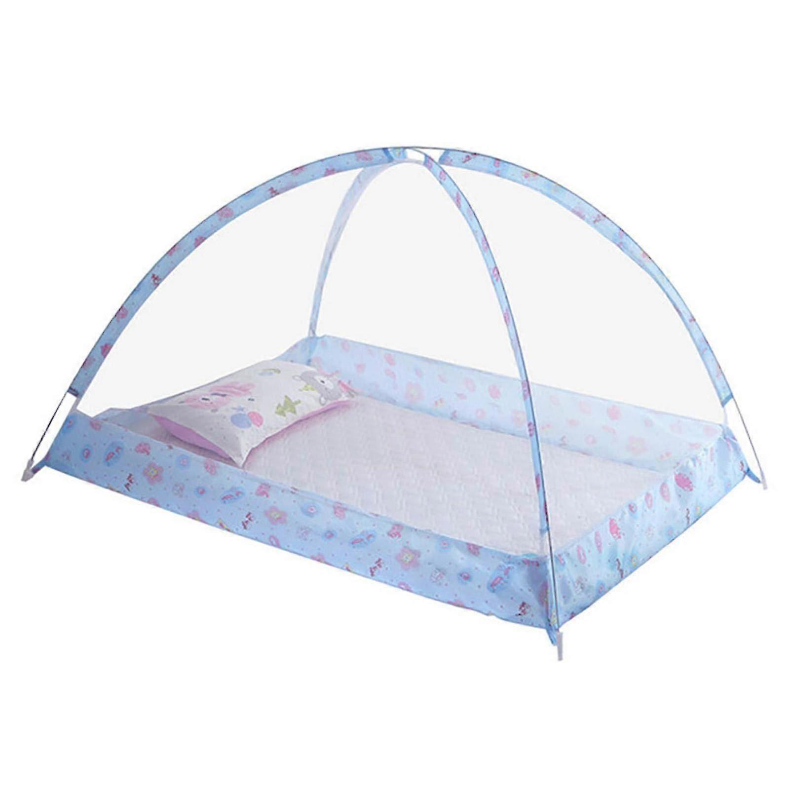 Foldable Bed Mosquito Net Travel Portable Crib Mosquito Net, 120x90x100cm Dome-shaped Mosquito Net Installation