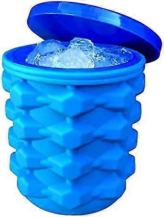Ice Maker with Snap-Tight Lid, BPA-Free Material Ensures Safe Ice Consumption, Multi-Use For Outdoor Adventures And Ice Baths (Hexagonal Ice Nuggets)