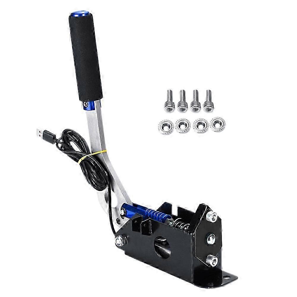 New USB Handbrake Hall Has No Contact Induction Handbrake for for SIM Games G25/27/29 T500 with Scr