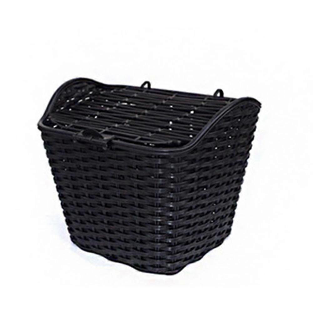 Bicycle Waterproof Basket with Cover Front Handlebar Bike Basket