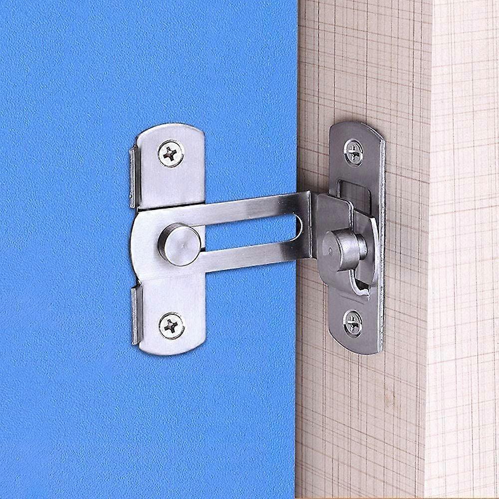 90 Degree Right Angle Sliding Barn Door Lock Bathroom Door Latch
