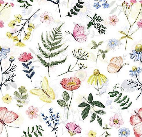 Servett Blommor 20-pack