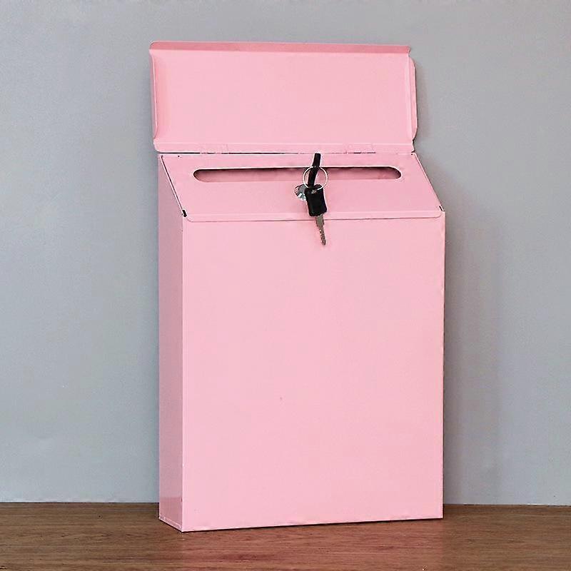Wall Mount Mailboxes Rust- Proof Letter Box Decorative Post Box Farmhouse Mailbox Wall Locking Mailbox