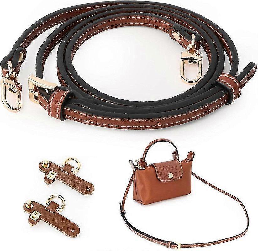 Axelrem för Longchamp-väska, Axelrem för väska, med 2 axelremsadaptrar, Axelrem för väska, Justerbar axelrem för väskor, för